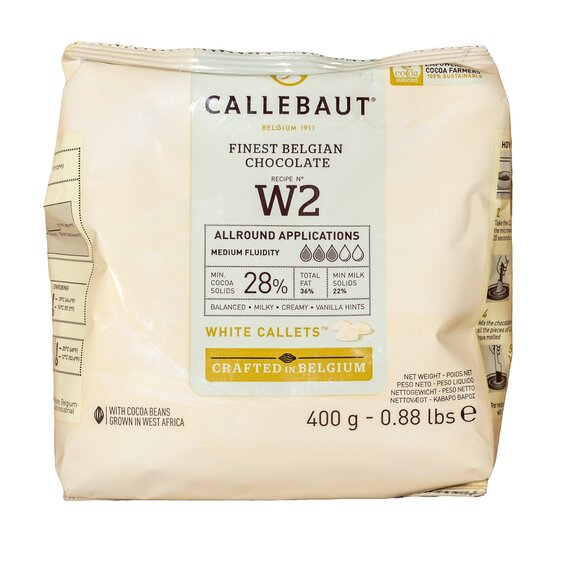 Білий шоколад Callebaut W2 400 г