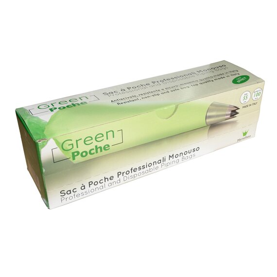 Мішки кондитерські одноразові Green Poche, 55 см Martellato 100 шт, зображення 3