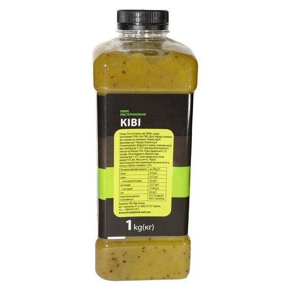 Пастеризованное пюре Fruity Land Киви 1 кг Пастеризованное пюре Fruity Land Киви 1 кг, изображение 2