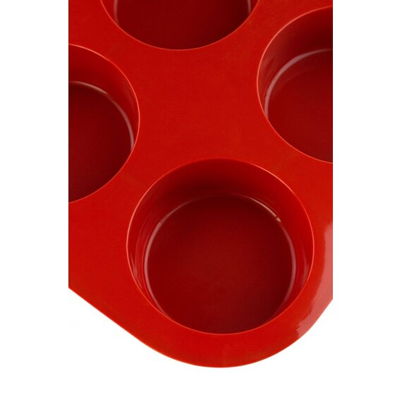 Форма силиконовая Профи Тарт 67 мм 6 ячеек, изображение 2 Форма силиконовая Профи Тарт 67 мм 6 ячеек, изображение 2