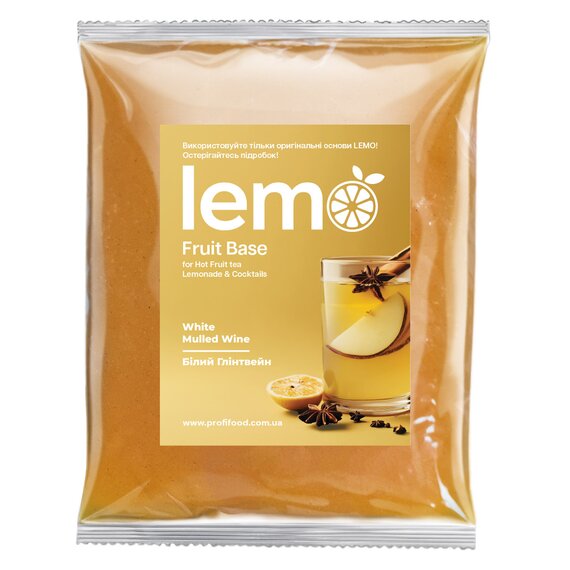 Основа для чаю (фруктове пюре) Lemo Білий глінтвейн 1 кг