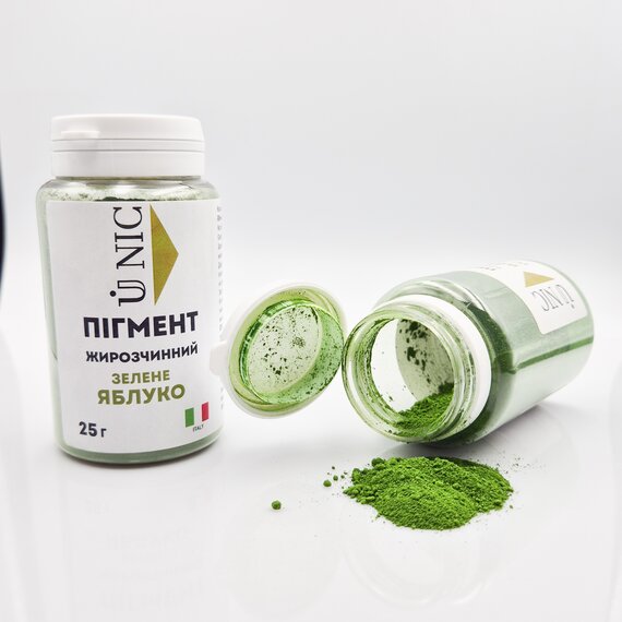 Барвник U NIC жиророзчинний Зелене яблуко 25 г, зображення 4