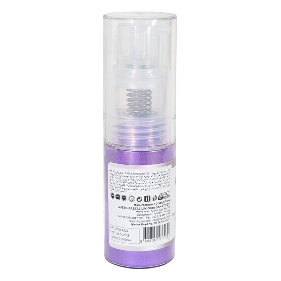 Кандурін-спрей фіолетовий Dr.Gusto 10 г, зображення 2 Кандурін-спрей фіолетовий Dr.Gusto 10 г, зображення 2