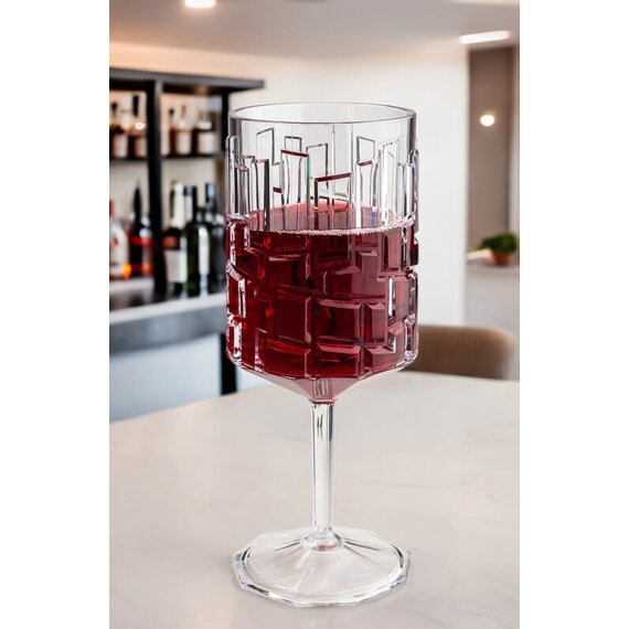 Келих для вина Stone з полікарбонату прозорий 400 мл, зображення 6