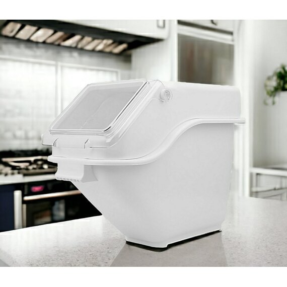 Контейнер для сипучих інгредієнтів штабельований білий 20 л, зображення 2