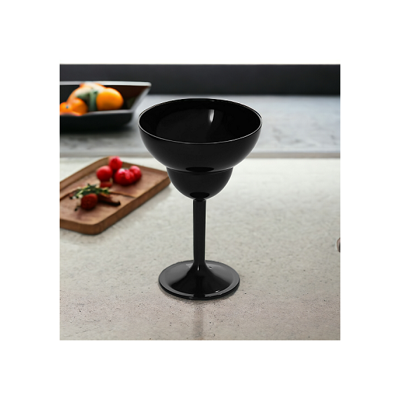 Келих для маргарити з полікарбонату чорний 350 мл, зображення 3