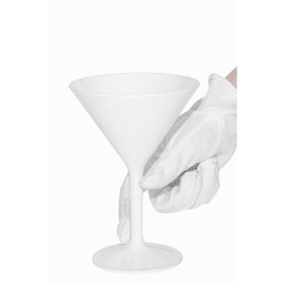 Келих для мартіні з полікарбонату білий 280 мл, зображення 2