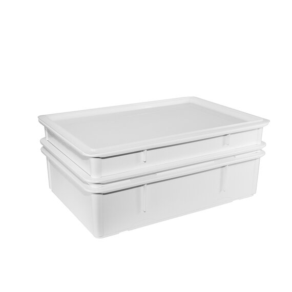 Контейнер для тіста без кришки білий 46 л 65×45×16 см, зображення 8