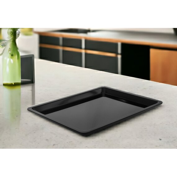 Блюдо для выкладки 1/1 поликарбонат черное, изображение 2 Блюдо для выкладки 1/1 поликарбонат черное, изображение 2