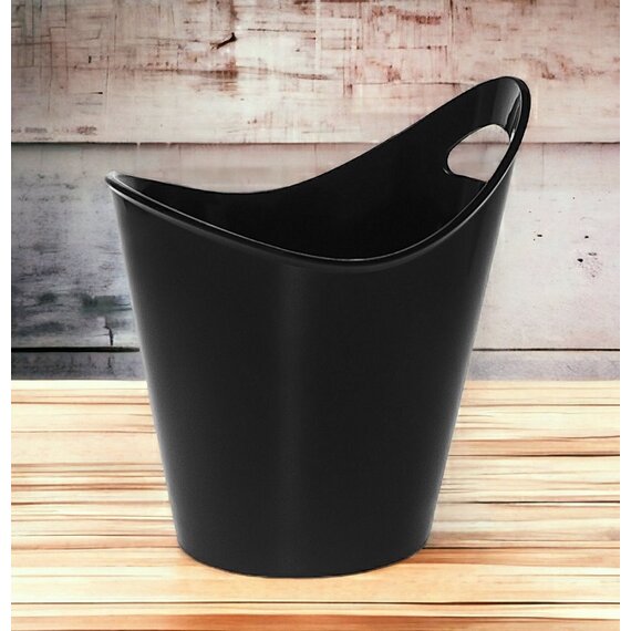 Ведро для льда из полистирола черное 6 л, изображение 2