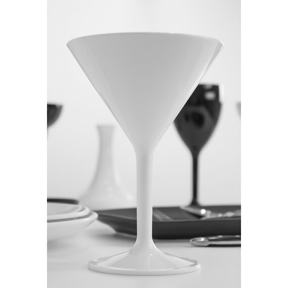 Келих для мартіні з полікарбонату білий 280 мл, зображення 5