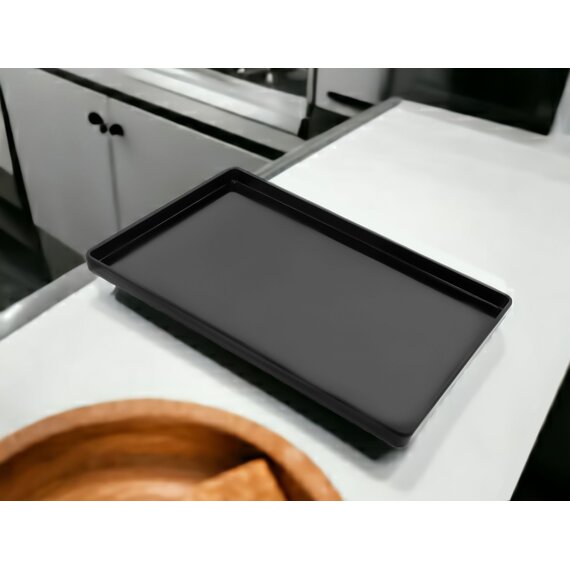 Піднос з меламіну 40,3×27×2 см чорний, зображення 2