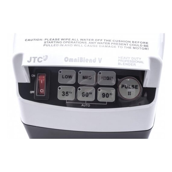 Высокомощный (профессиональный) блендер JTC OmniBlend V TM-800B (1,5 л), белый, Цвет: Белый, изображение 4