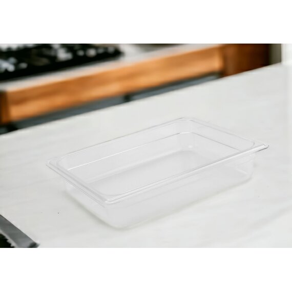 Гастроемкость из поликарбоната 1/2 65 мм прозрачная, изображение 3