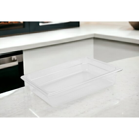 Гастроемкость из поликарбоната 1/2 65 мм прозрачная, изображение 2