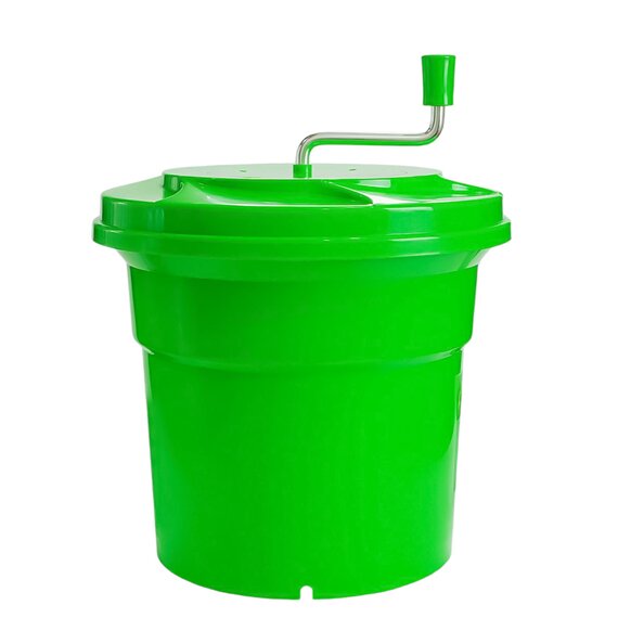 Сушарка для зелені та салату ручна зелена 25 л, зображення 3 Сушарка для зелені та салату ручна зелена 25 л, зображення 3