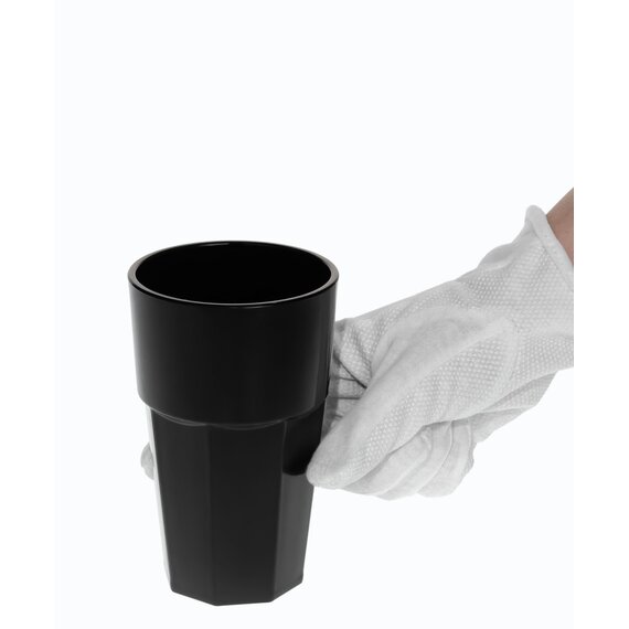 Склянка Граніт з полікарбонату чорна 400 мл, зображення 2