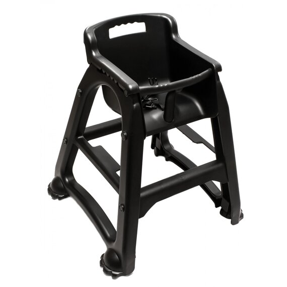 Детский стульчик для ресторана, черный, Цвет: Черный, изображение 6