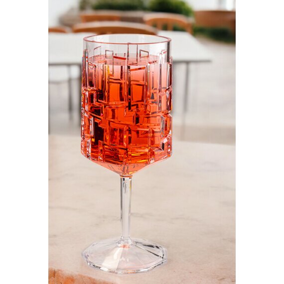 Келих для вина Stone з полікарбонату прозорий 400 мл, зображення 7