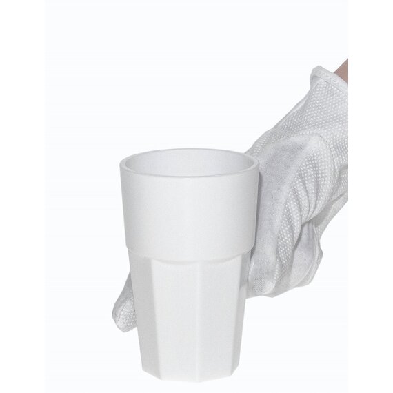 Склянка Граніт з полікарбонату біла 300 мл, зображення 2