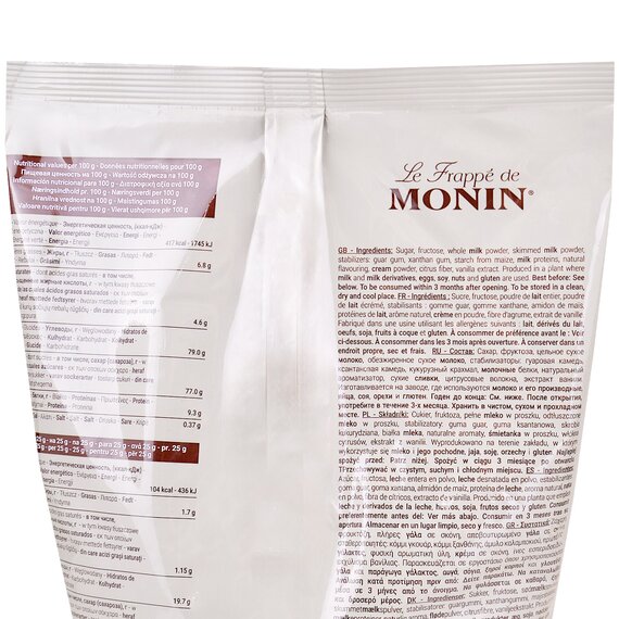 Сухая смесь Le Frappe de Monin Ваниль 2 кг, изображение 2