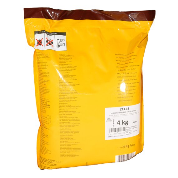 Какао масло BELCOLADE Pure Prime Pressed Cocoa Butter 4 кг, изображение 2