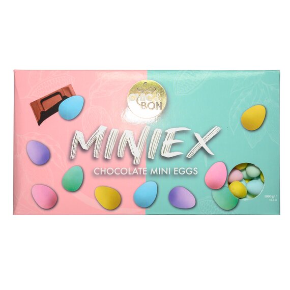 Яйця шоколадні великодні Міні Chin&Bon Miniex 100 г, зображення 4