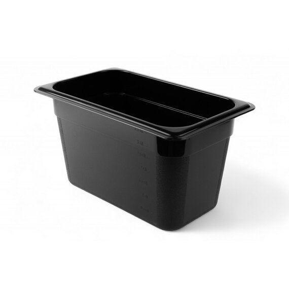 Гастроємність із поліпропілену 1/4 150 мм чорна, изображение 3