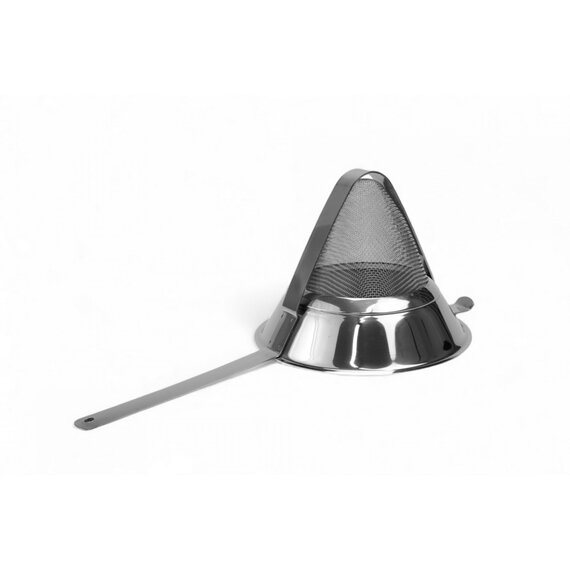 Сито конічне з нержавіючої сталі з сіткою 22 см, зображення 2 Сито конічне з нержавіючої сталі з сіткою 22 см, зображення 2