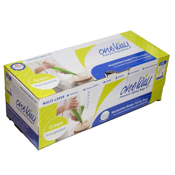 Мішки кондитерські силіконізовані ONE WAY Masterline Green Premium 36×20 см 100 шт, зображення 3