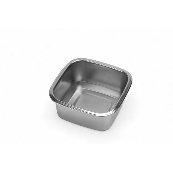 Ємність квадратна з нержавіючої сталі 10,5х10,5 см, изображение 2