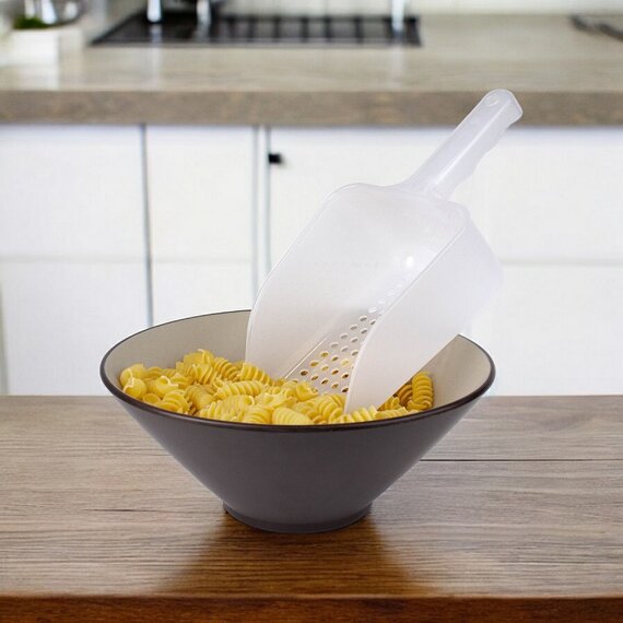 Совок із поліпропілену перфорований матовий 1200 мл, изображение 7