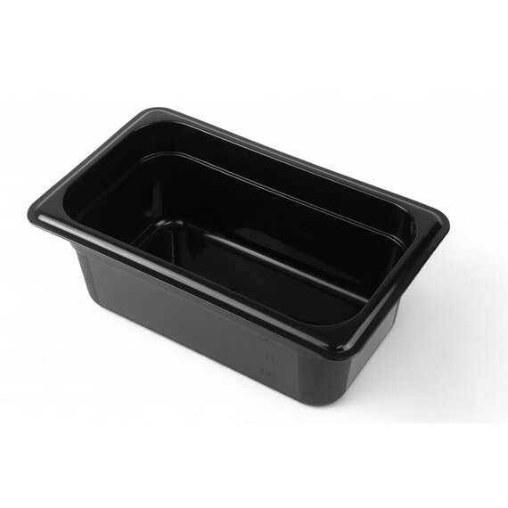 Гастроємність із поліпропілену 1/4 100 мм чорна, изображение 3