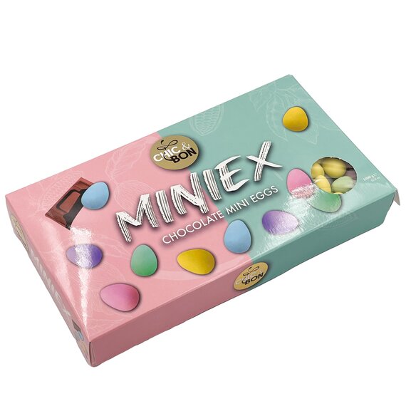 Яйця шоколадні великодні Міні Chin&Bon Miniex 100 г, зображення 6