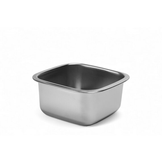 Ємність квадратна з нержавіючої сталі 10,5х10,5 см, изображение 3