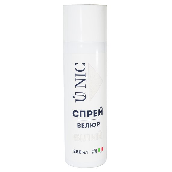 Спрей-велюр Ú NIC Білий 250 мл, Вага: 250 г