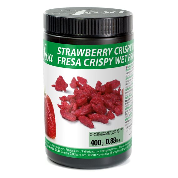 Кріспи вологостійкі полуниця Sosa Ingredients 400 г