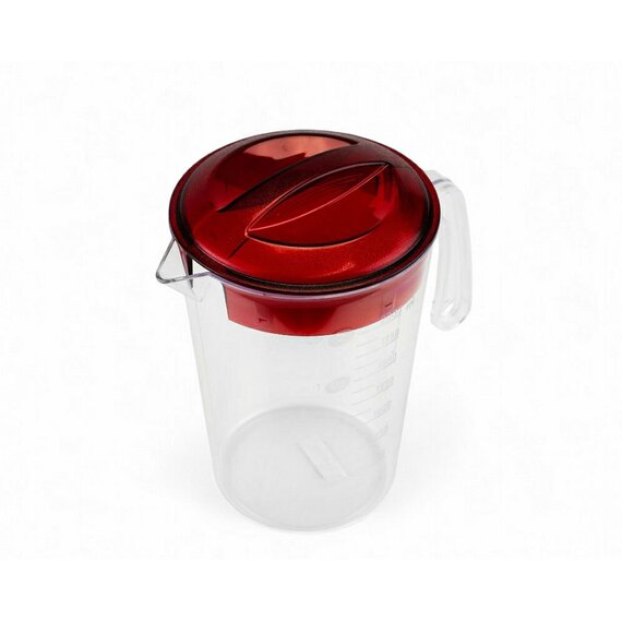 Глечик з кришкою з мірною шкалою з полікарбонату 2 л, изображение 2