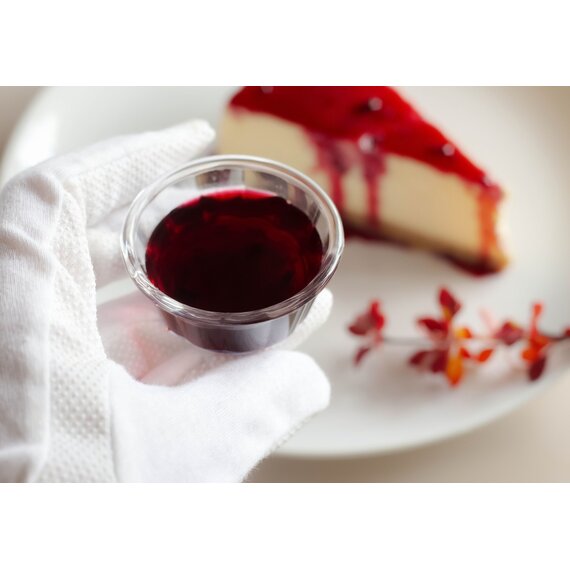 Соусник із полікарбонату круглий прозорий 80 мл 71 мм, зображення 4