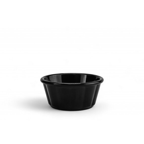 Соусник із полікарбонату круглий чорний 35 мл 56 мм, зображення 2