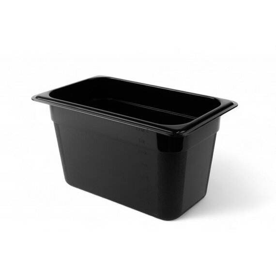 Гастроємність із поліпропілену 1/4 150 мм чорна, изображение 2