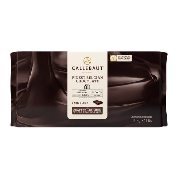 Чорний колотий шоколад Callebaut №811 1 кг