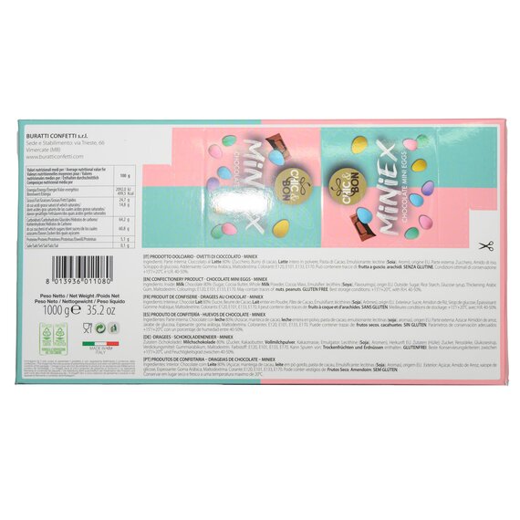 Яйця шоколадні великодні Міні Chin&Bon Miniex 100 г, зображення 5