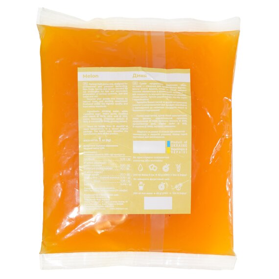 Основа для лимонаду та чаю (фруктове пюре) Lemo Диня 1 кг, зображення 2