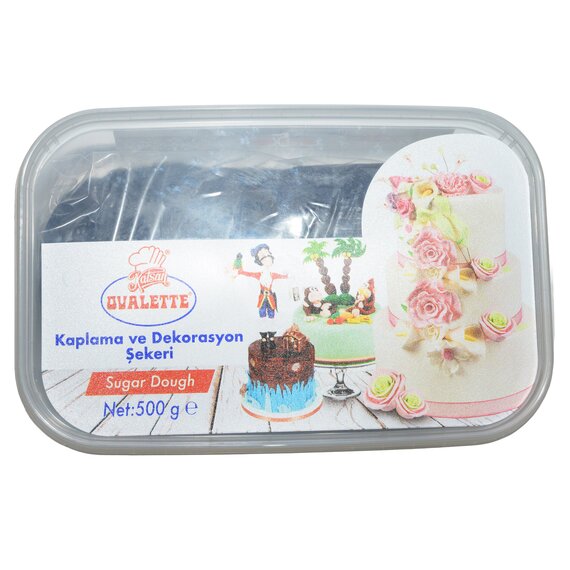 Мастика кондитерська для торта OVALETTE синя 1 кг, зображення 3