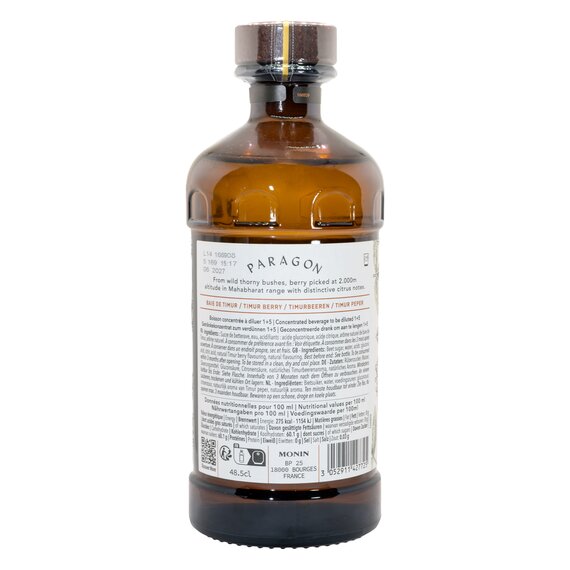 Кордіал Monin Paragone Timur Berry 485 мл, зображення 2