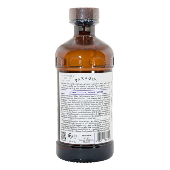Кордіал Monin Paragon Vetiver 485 мл, зображення 2