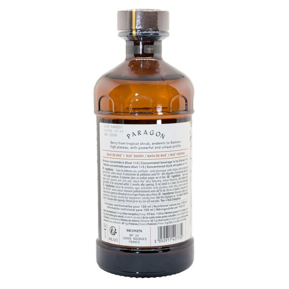 Кордіал Monin Paragone Rue Berry 485 мл, зображення 2