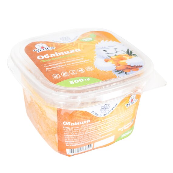 Замороженное пюре YetiCo Облепиха 1 кг