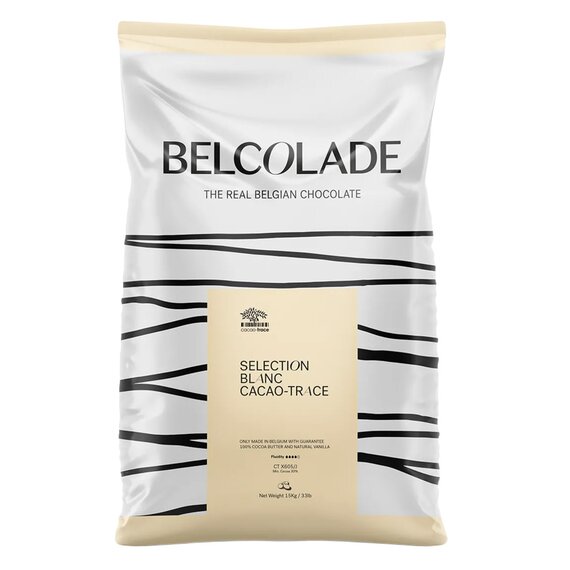 Білий шоколад Belcolade SELECTION BLANC CACAO-TRACE 1 кг